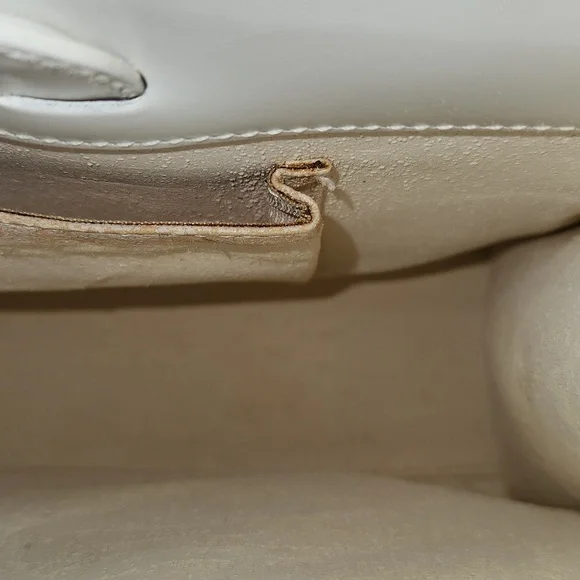 Gucci Leather Vintage Handbag w/clear tote - Picture 12 of 17